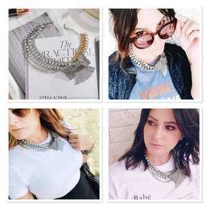 Stella & Dot Lady Boss Statement Necklace